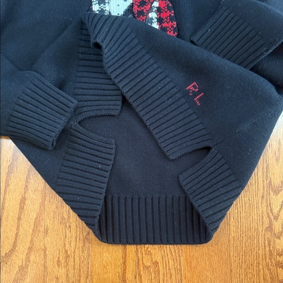 Polo Ralph Lauren Tuxedo Bear Embroidered Sweater - Picture 12 of 13